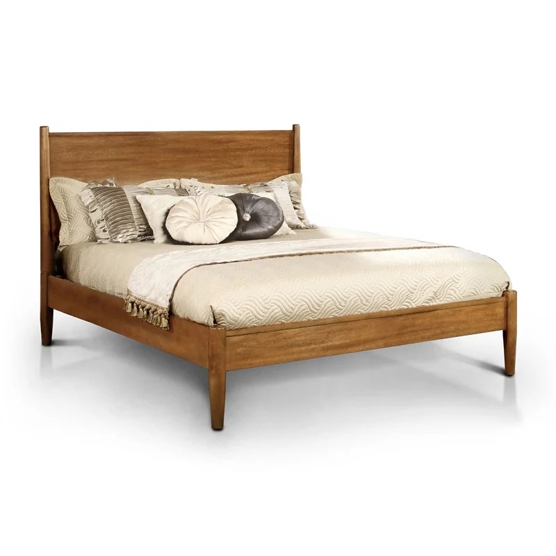 Allora 2 Piece Wood King Bedroom Set in Brown Cymax Business
