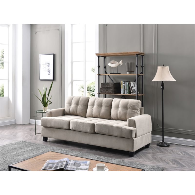 Microsuede Sofa Canada Baci Living Room