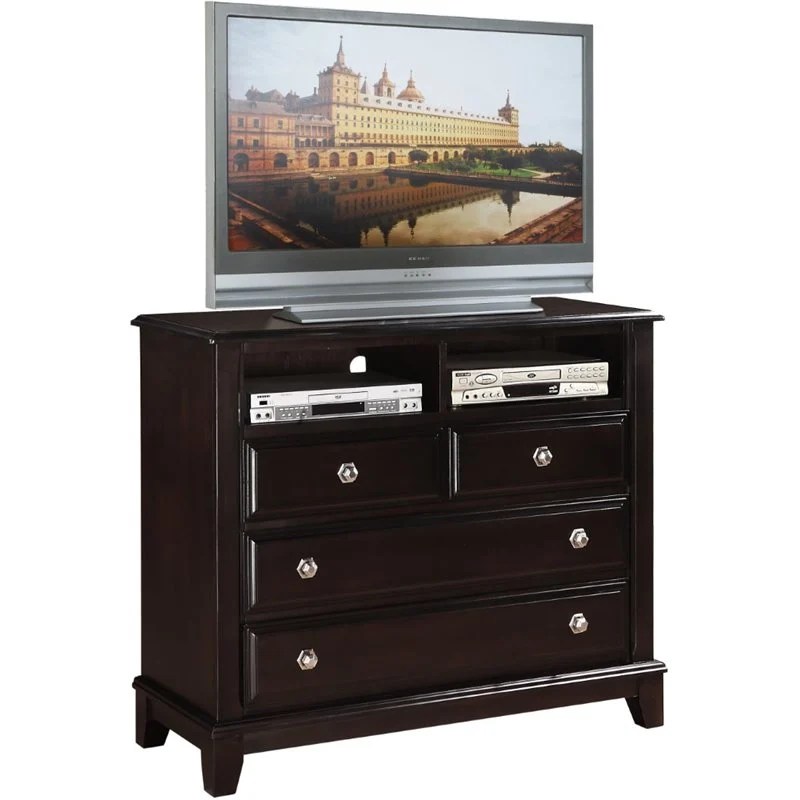 Glory Furniture Ashford 4 Drawer TV Stand in Cappuccino Cymax Business