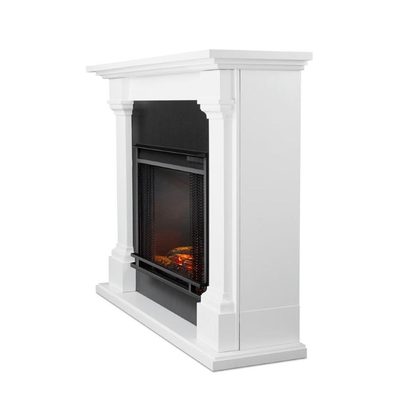 Real Flame Callaway Electric Fireplace in White 8011EW