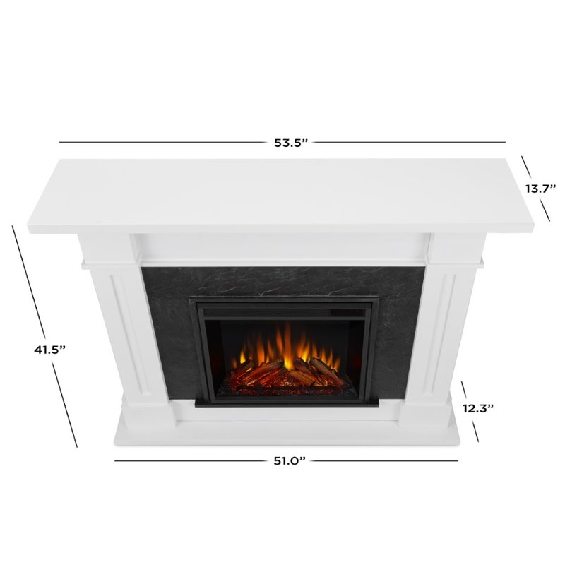Real Flame Kipling Electric Fireplace White 6030EW