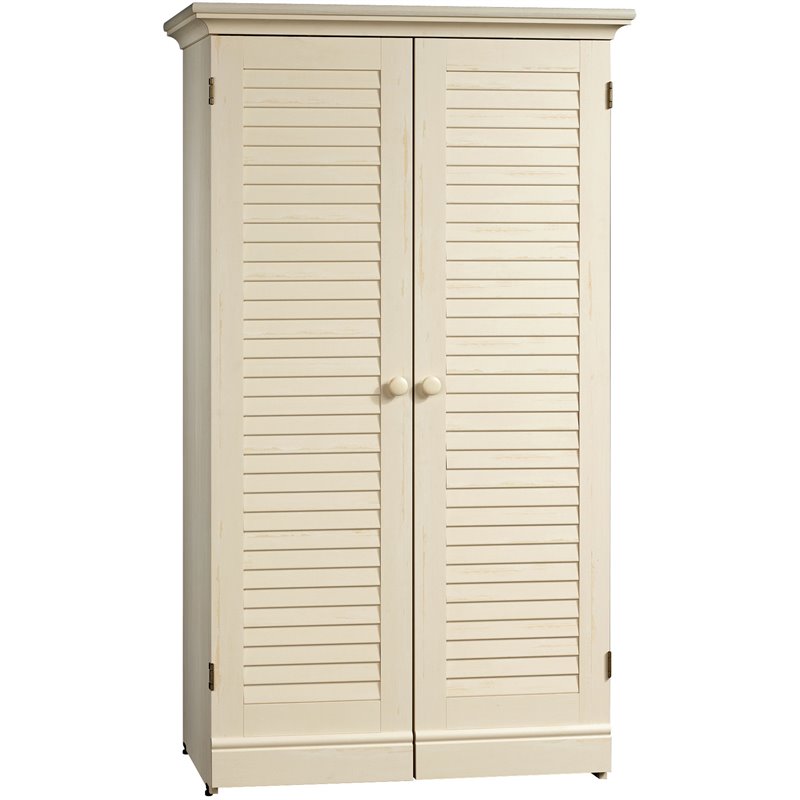 Harbor View Craft Armoire in Antique White Cymax Business