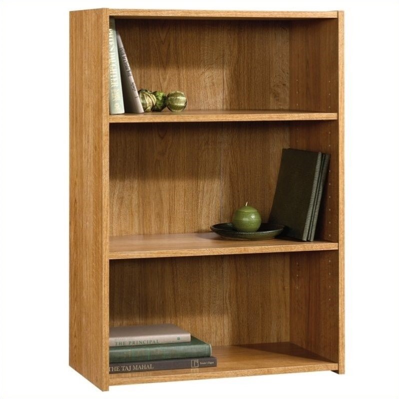 Sauder Beginnings Modern Engineered Wood 3Shelf Bookcase in Highland Oak Cymax Business