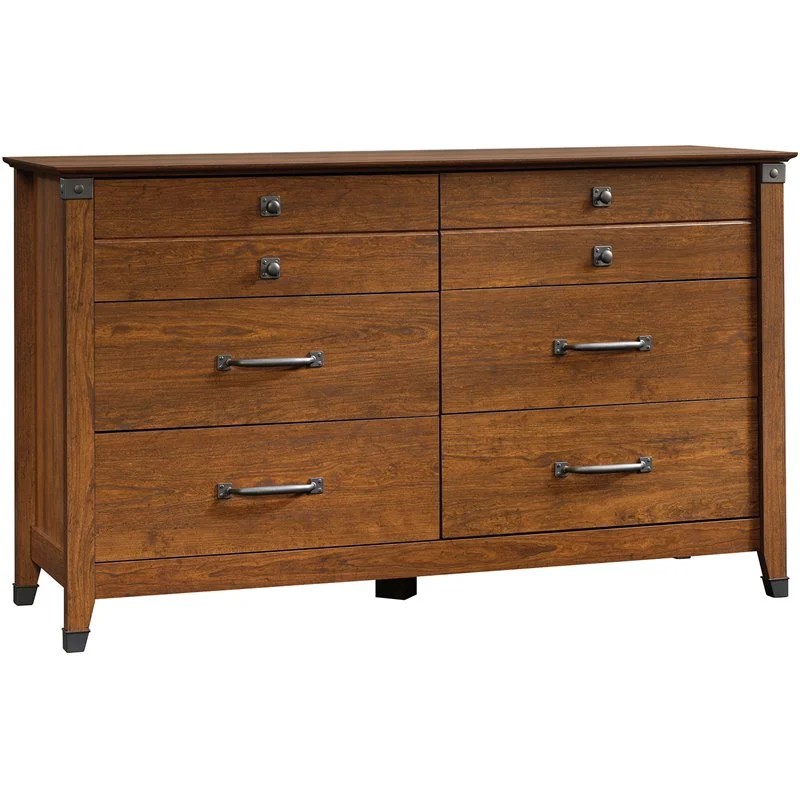 Sauder Carson Engineered Wood 6Drawer Double Dresser in