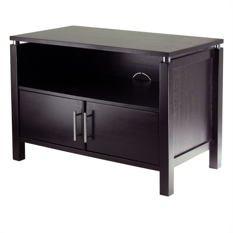 Solid Wood TV Stand in Espresso 92744