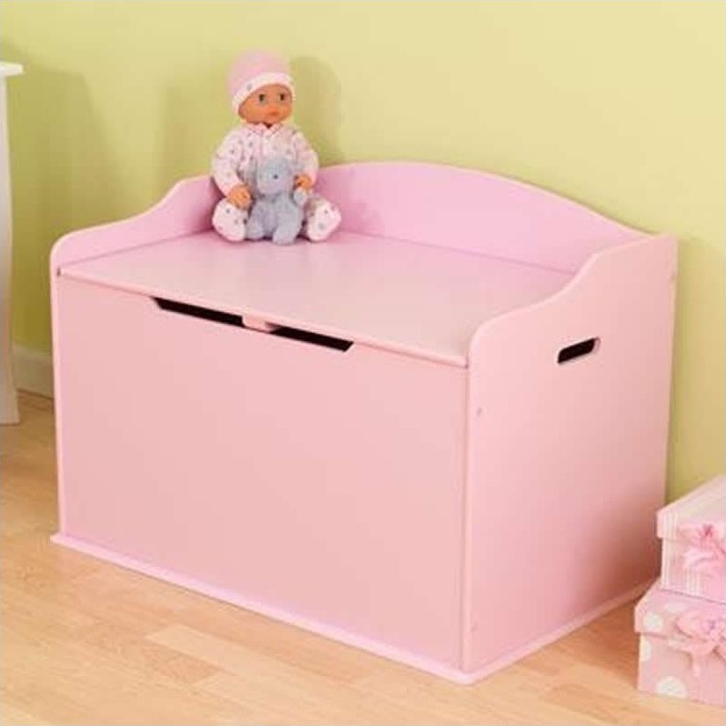 KidKraft Austin Toy Box in Pink 14957