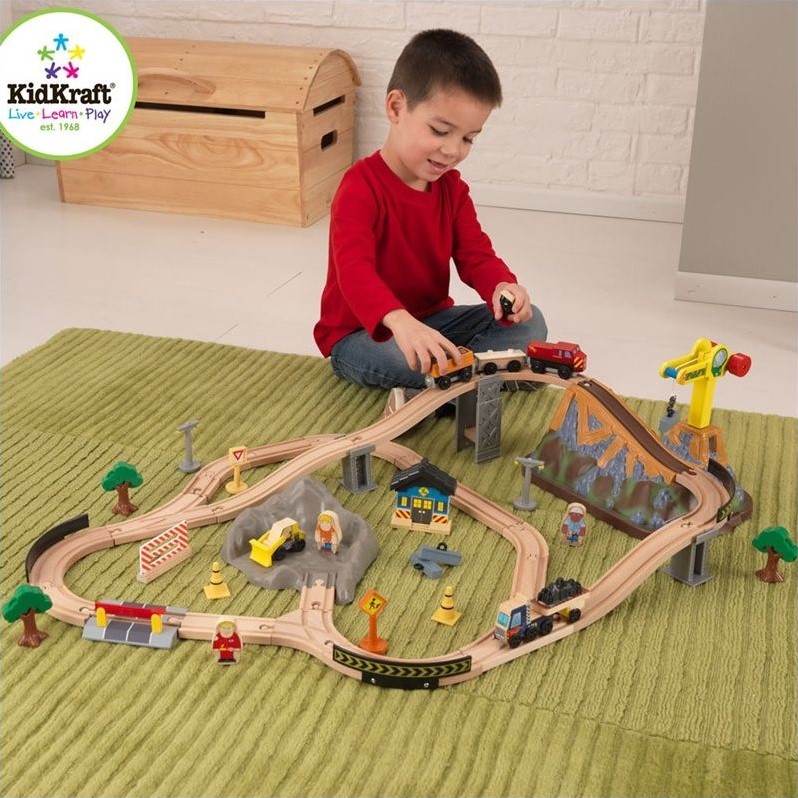 KidKraft Bucket Top Construction Train Set Cymax Business