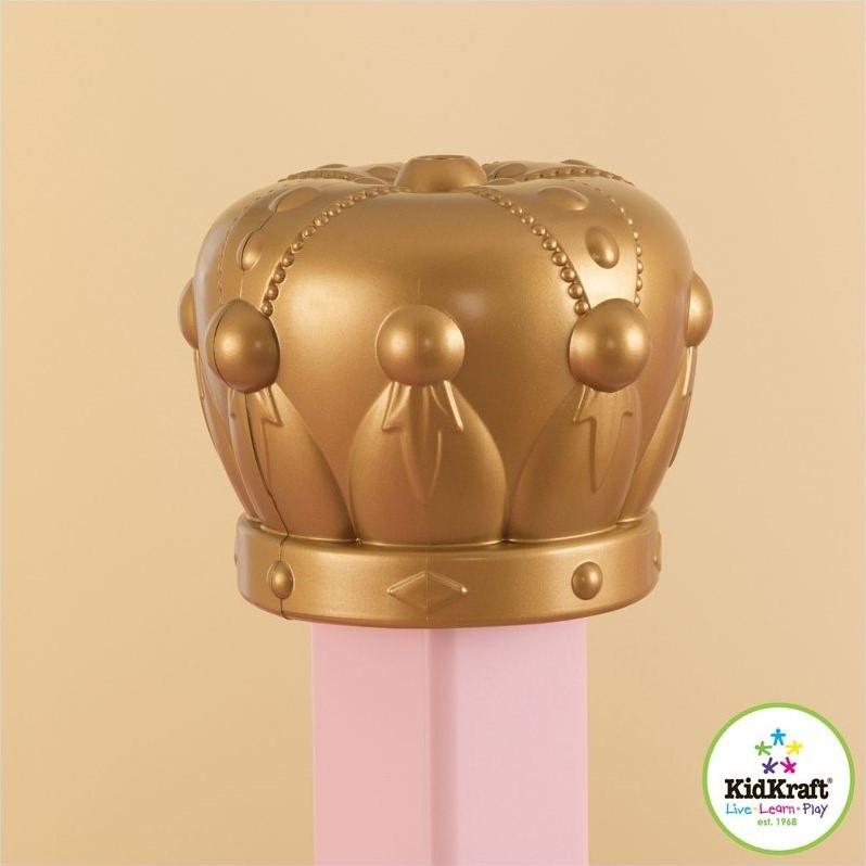 KidKraft Princess Girls Toddler Bed in Pink 76121