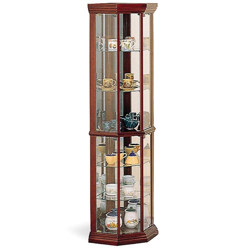 Pulaski Oxford Black Corner Curio 21220 Cymax Stores
