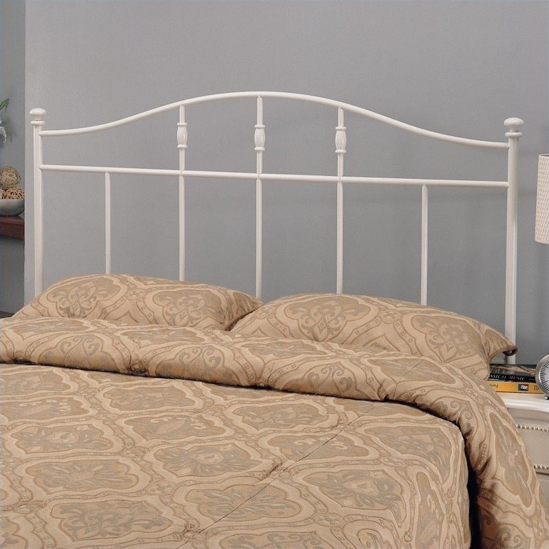 Coaster Loane Full/Queen Metal Arched Headboard White