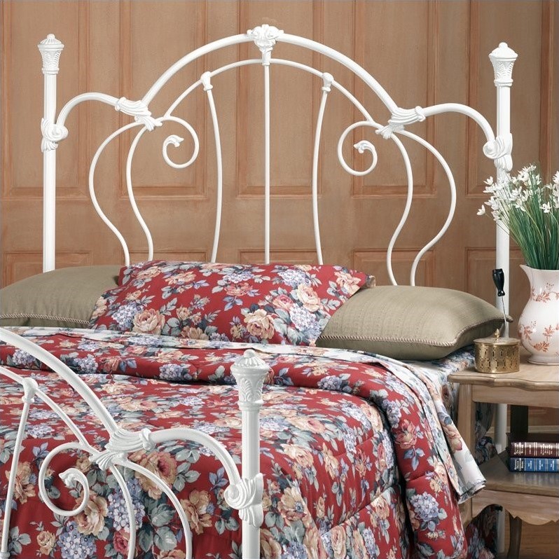Hillsdale Cherie Spindle Headboard in White 381XX0