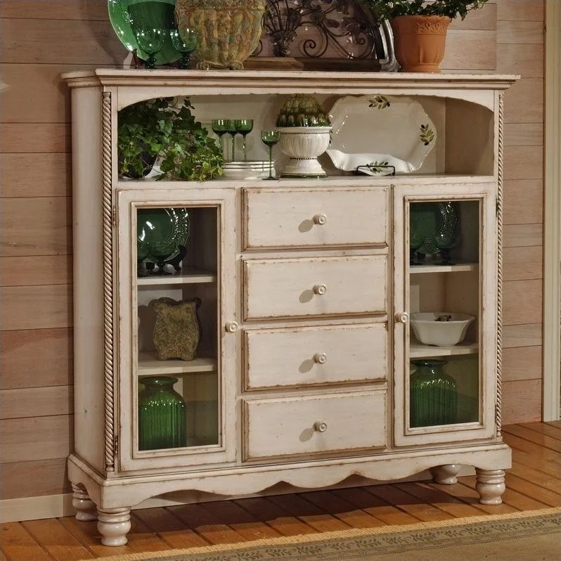 Hillsdale Wilshire Antique White Buffet 4508854
