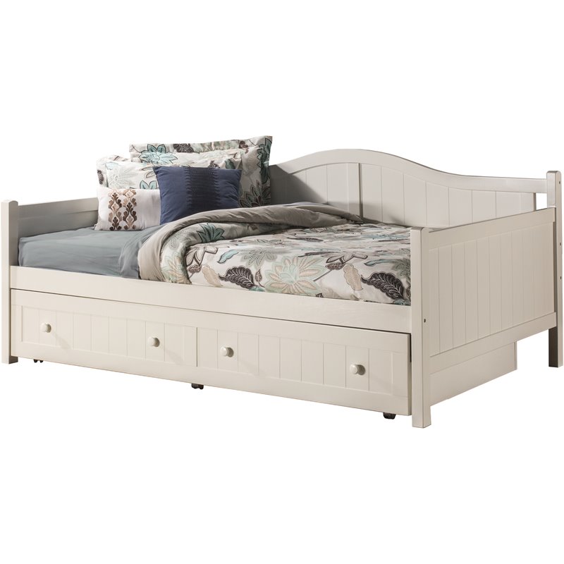 White Daybed, White Daybed with Trundle, White Wood Daybed