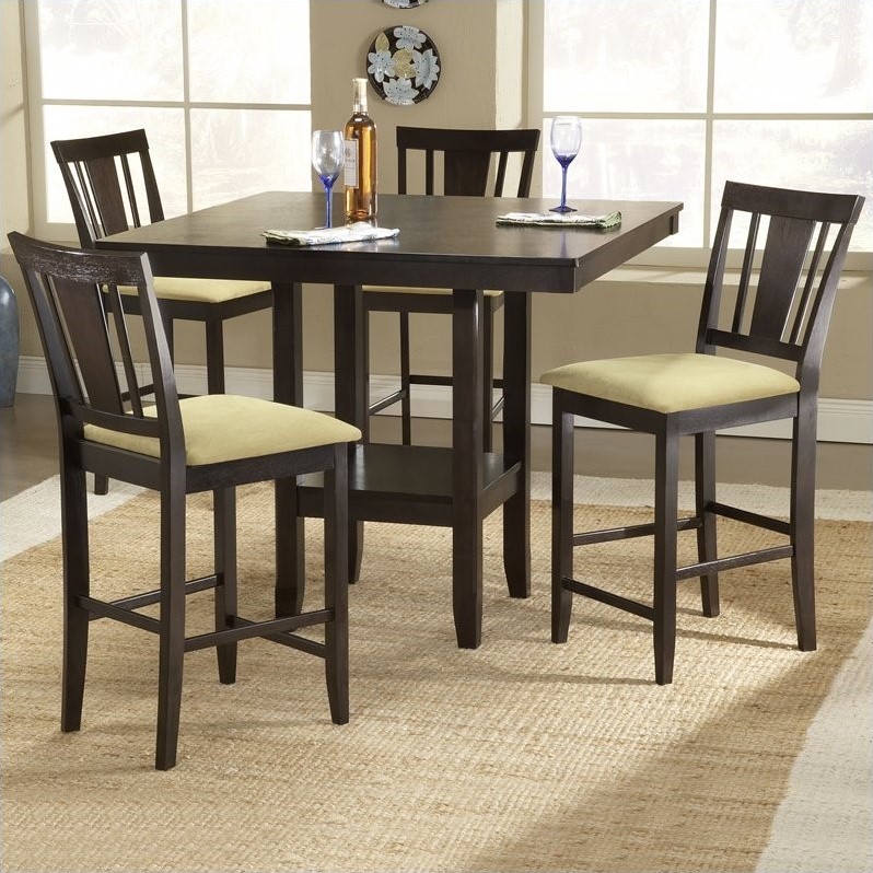 Hillsdale Arcadia 5 Piece Square Counter Height Dining