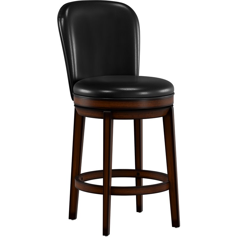 Hillsdale Victoria 26" Swivel Counter Dark Brown Cherry Bar stool eBay