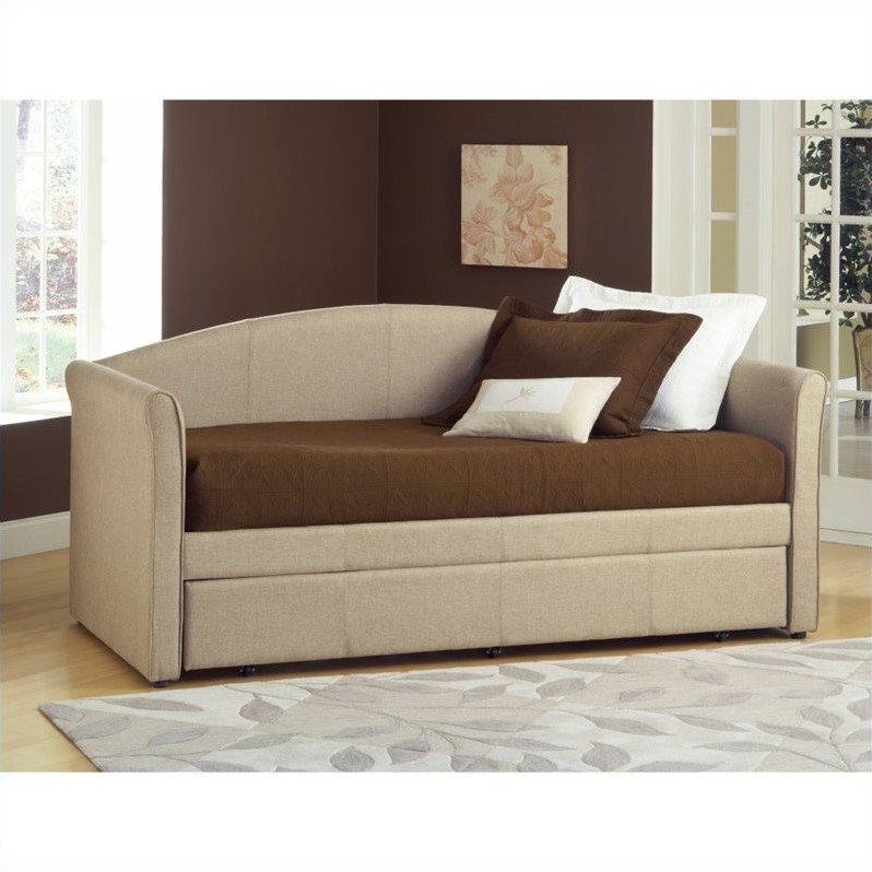 Hillsdale Siesta Daybed in Beige Fabric 1017DBX Cymax Stores