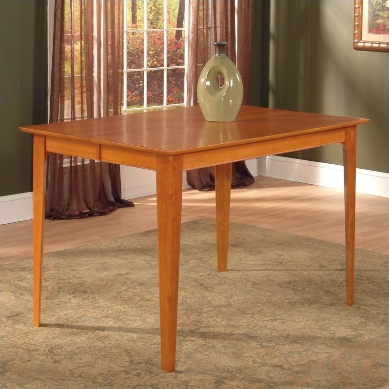 Atlantic Furniture Montreal Dining Table in Caramel Latte MontrealDTCL