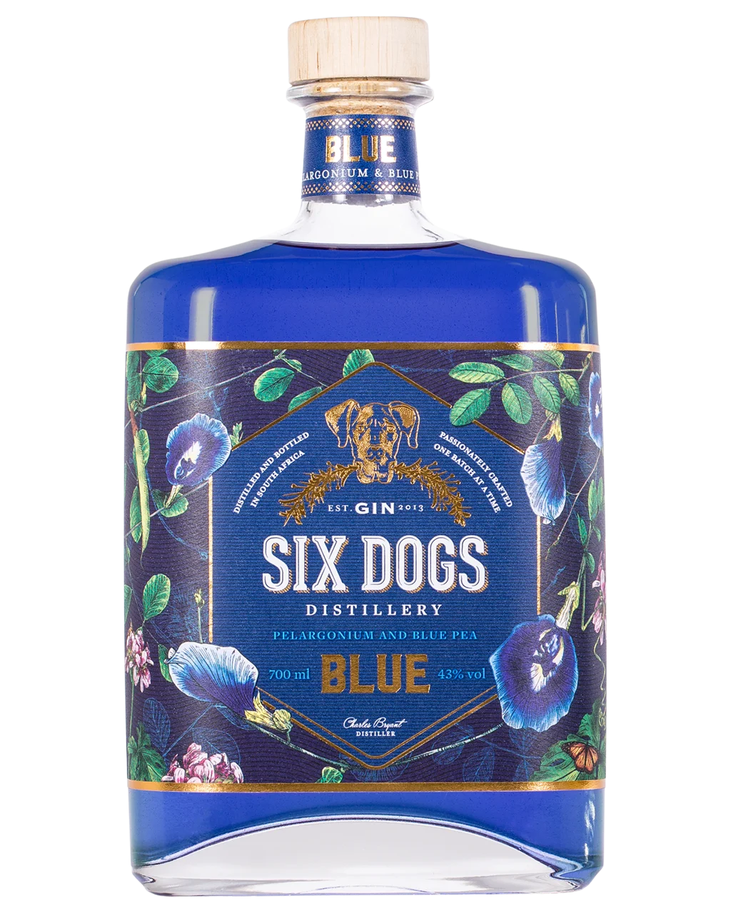 Buy Six Dogs Blue Gin 750ml Online (Lowest Price Guarantee) Best Deals