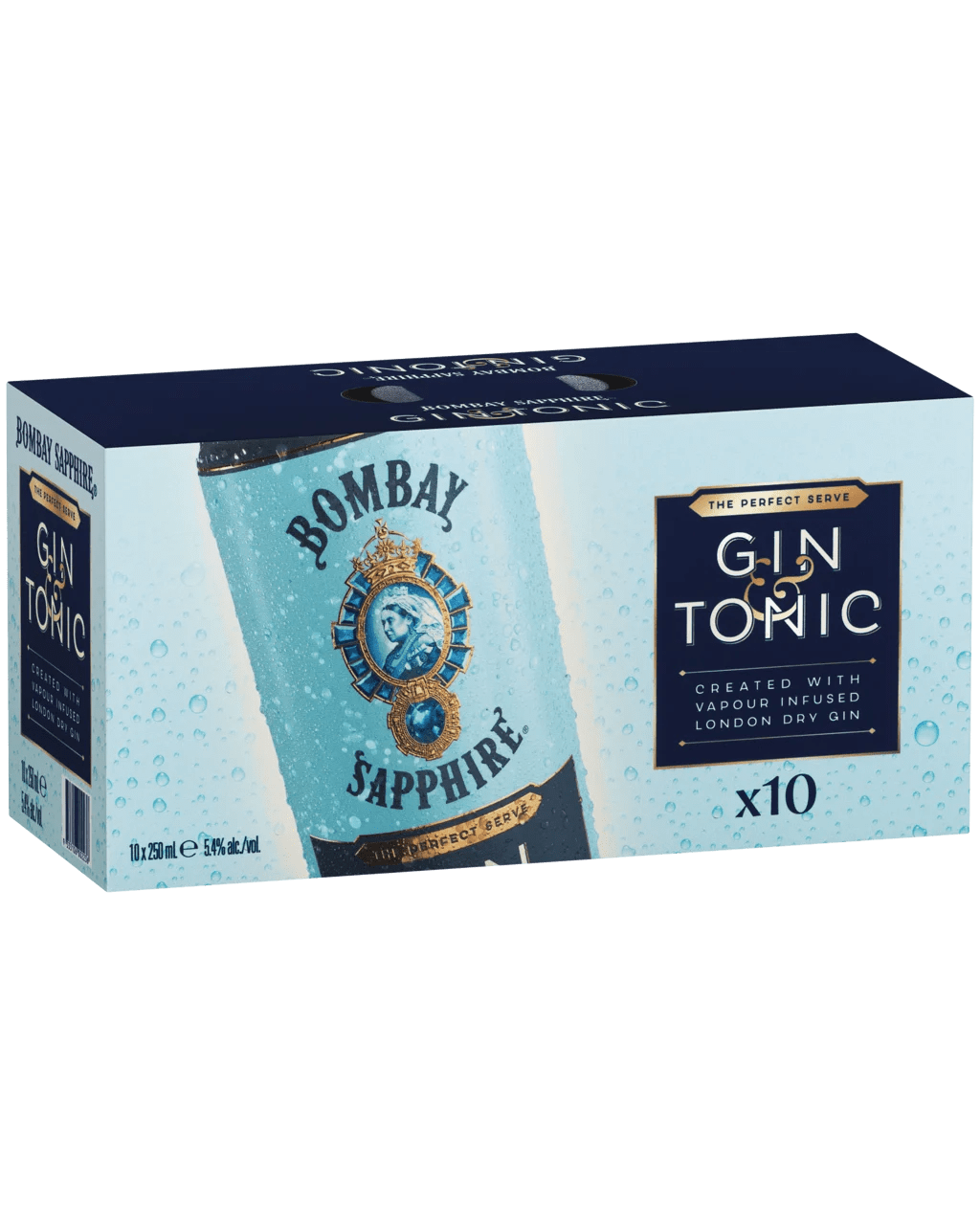Bombay Sapphire Gin Tonic Cans 250mL Boozy
