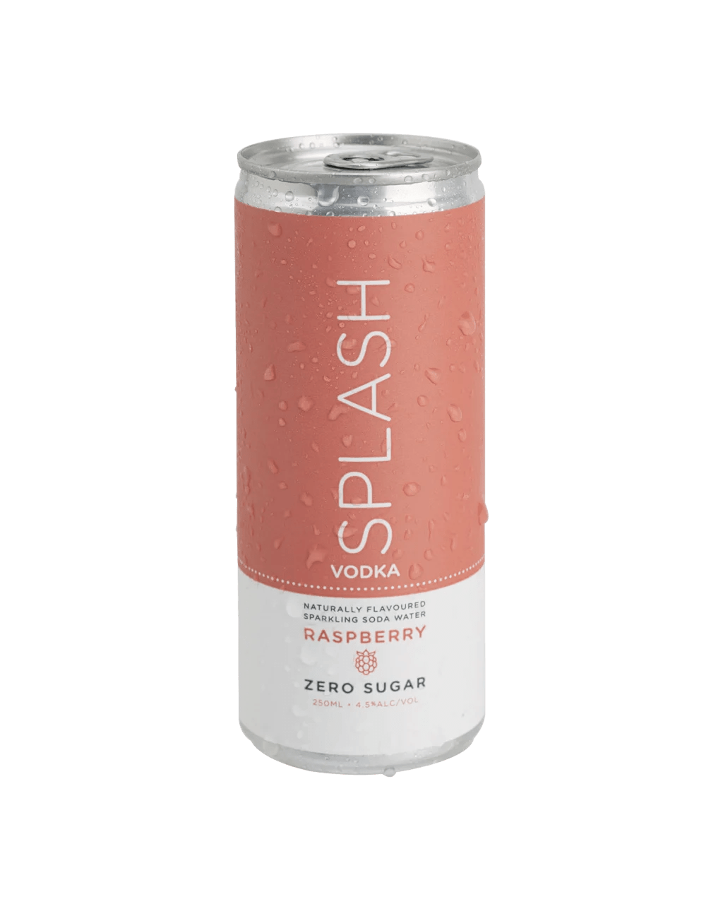 Splash Vodka Raspberry Soda Cans 250mL Boozy