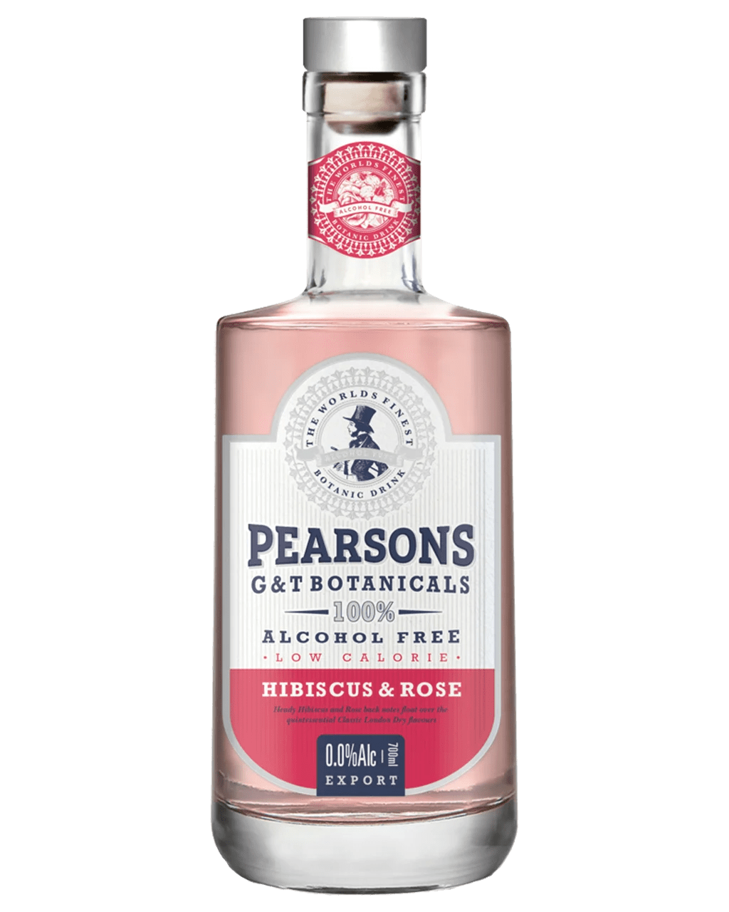 Pearsons Botanicals Hibiscus Rose Non Alcoholic Spirit 700mL Boozy