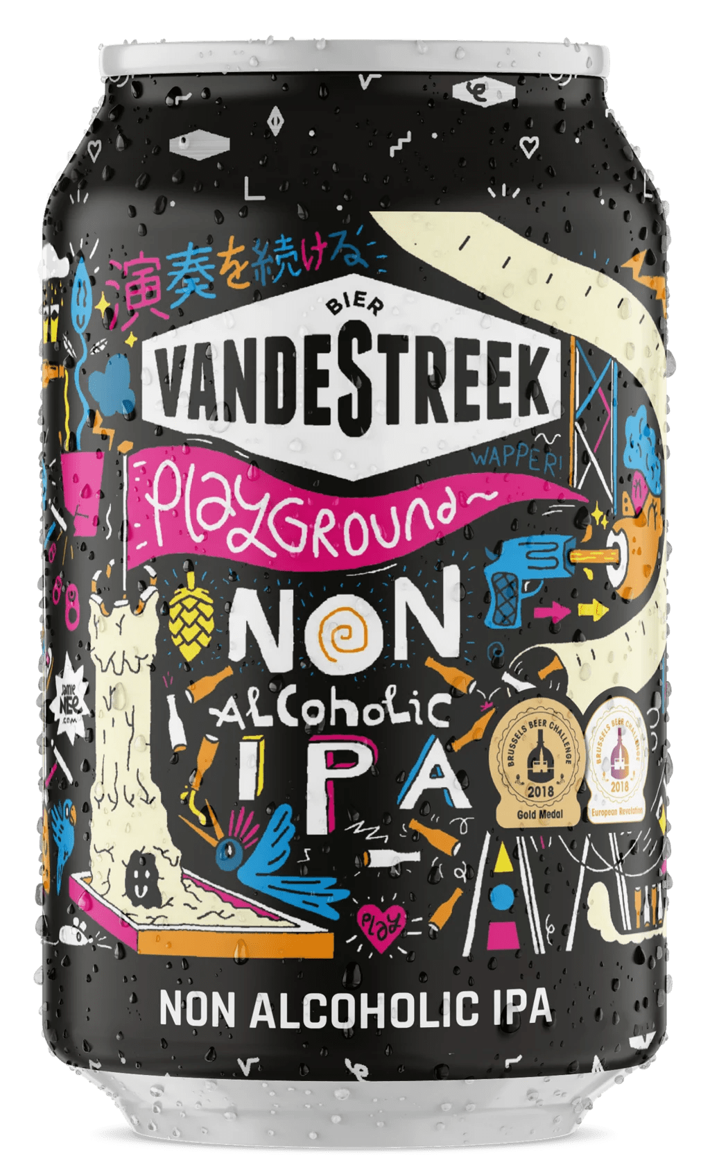Buy Bier Vandestreek Playground Non Alcoholic Ipa Can 330ml Online