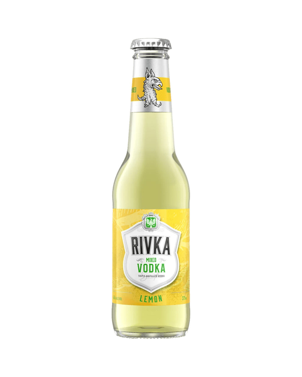 Buy Rivka Vodka Lemon Bottle 275ml Online (Lowest Price Guarantee