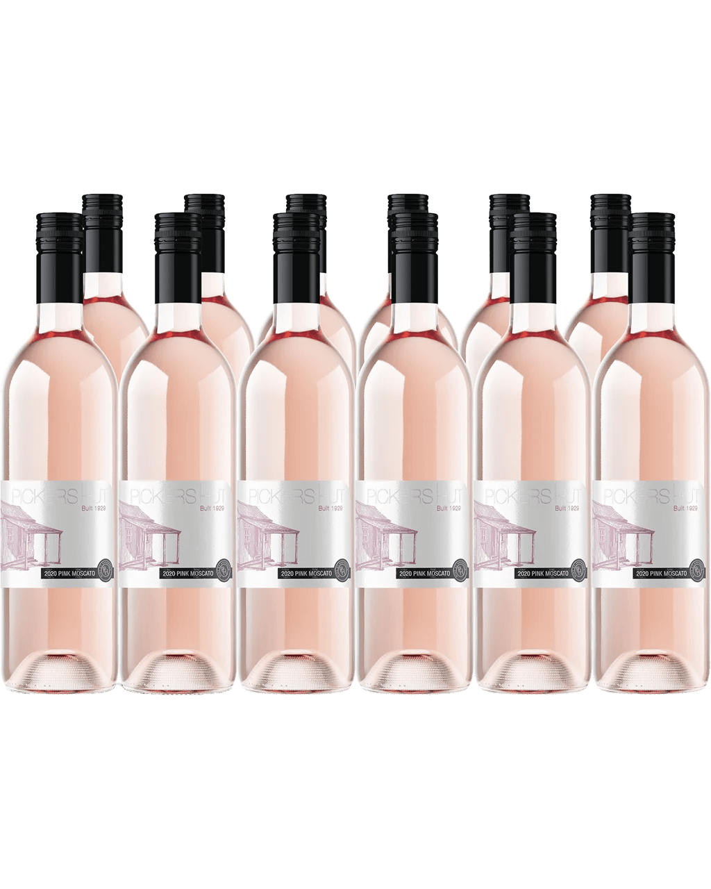 Pickers Hut 12 Bottles Of 2020 Pickers Hut Pink Moscato Boozy