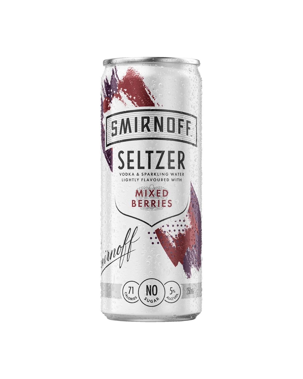 Buy Smirnoff Seltzer Mix Berry Can 250ml Online (Lowest Price Guarantee) Best Deals + Sameday