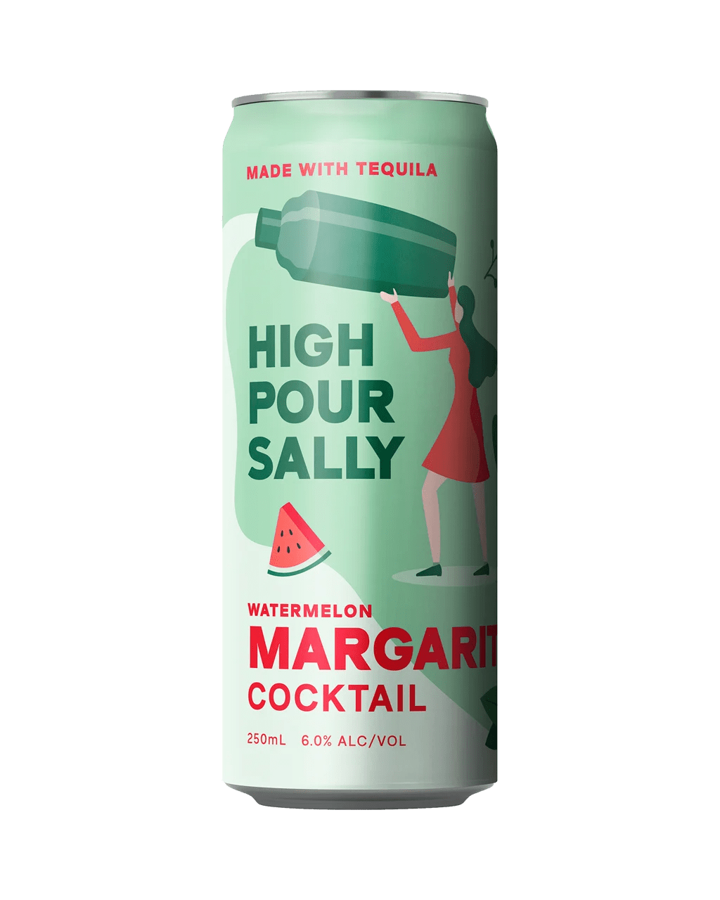 Buy High Pour Sally Watermelon Margarita Can 250ml Online (Lowest Price