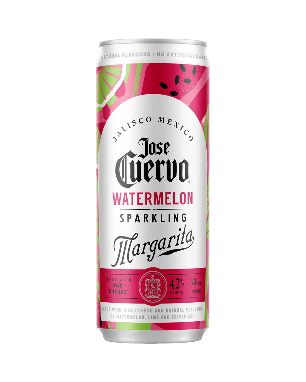 Buy Jose Cuervo Sparkling Watermelon Margarita 330ml Online (Unbeatable