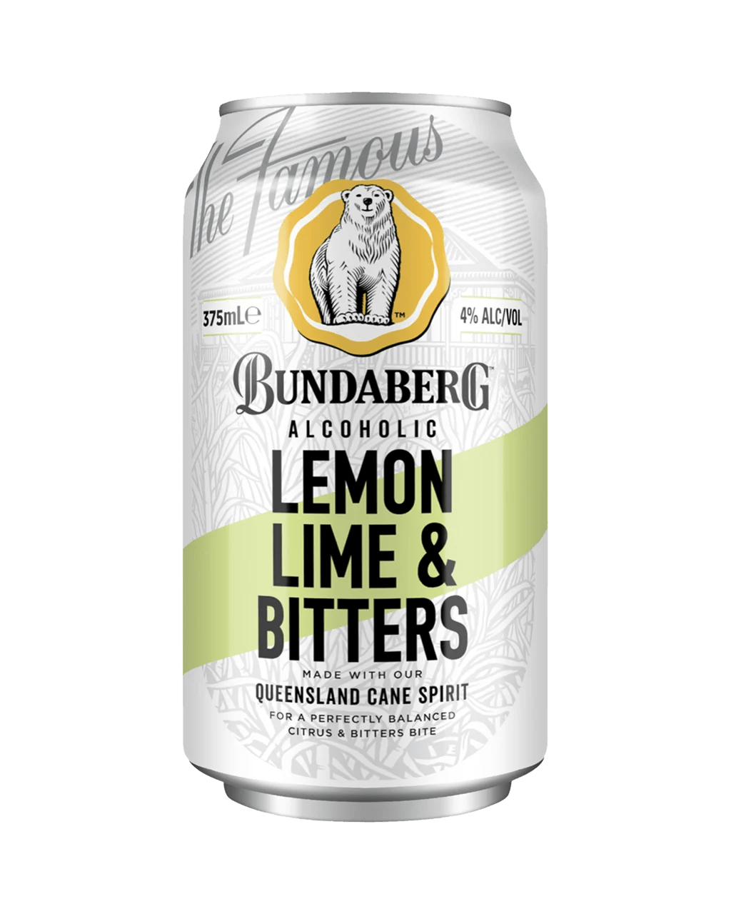 Buy Bundaberg Alcoholic Lemon Lime Bitters Cans 375ml Online (Lowest