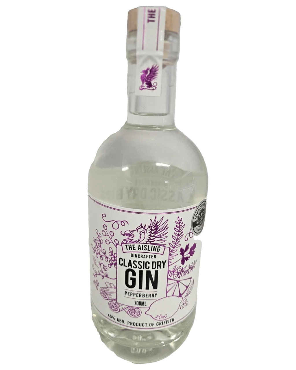Buy The Aisling Distillery Classic Dry Pepper Berry Gin 700ml Online