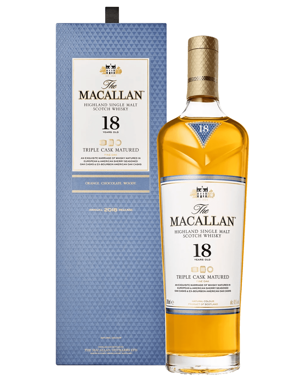 Buy The Macallan Triple Cask 18 Years Old Single Malt Scotch Whisky