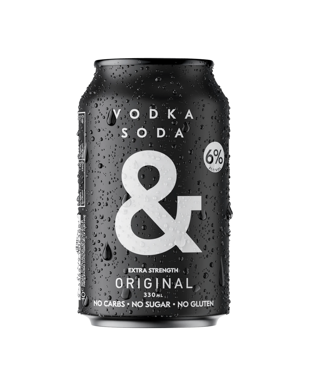 Buy Ampersand Vodka Soda & Black Original 6 Bottles 330ml Online