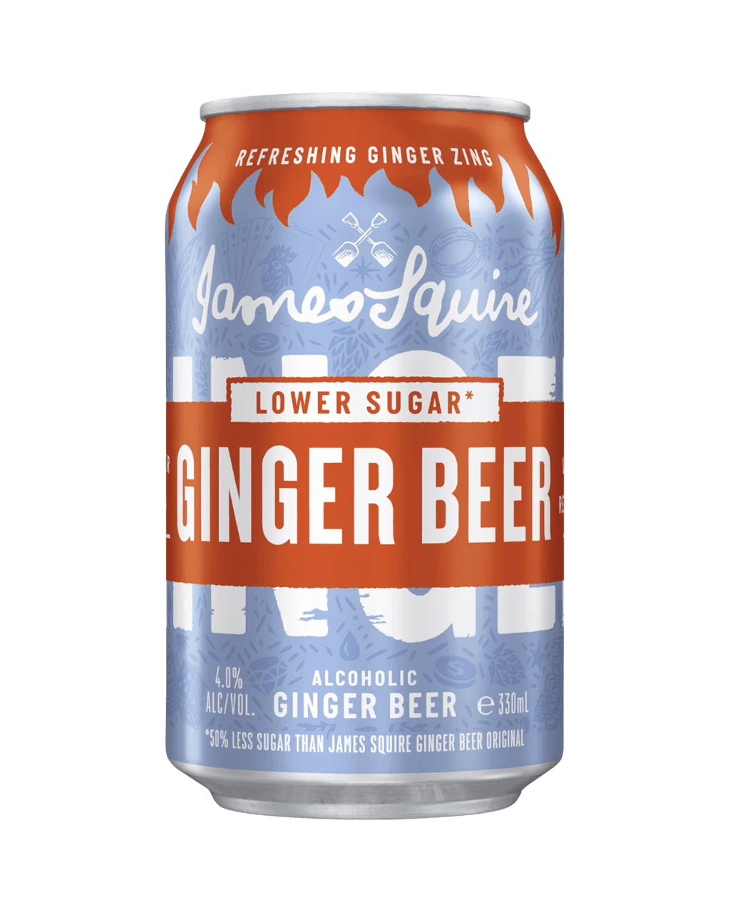 Buy James Squire Lower Sugar Ginger Beer Cans 330ml Online (Lowest