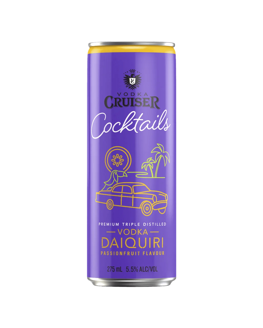 Buy Vodka Cruiser Cocktails Passionfruit Daiquiri Cans 275ml Online