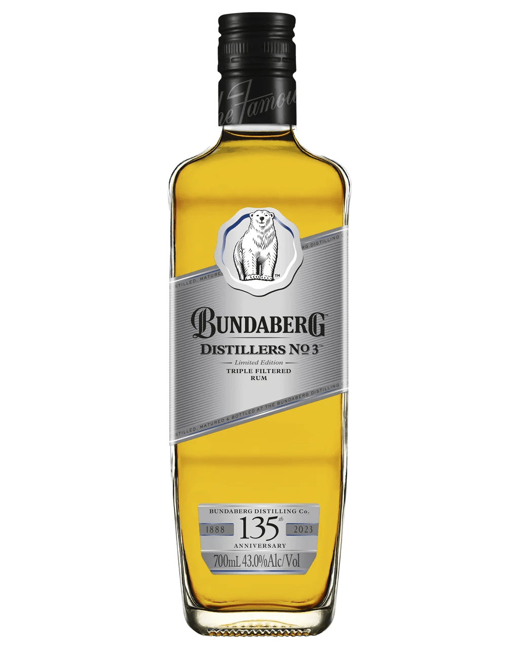Buy Bundaberg Distillers No 3 Rum 700ml Online (Lowest Price Guarantee