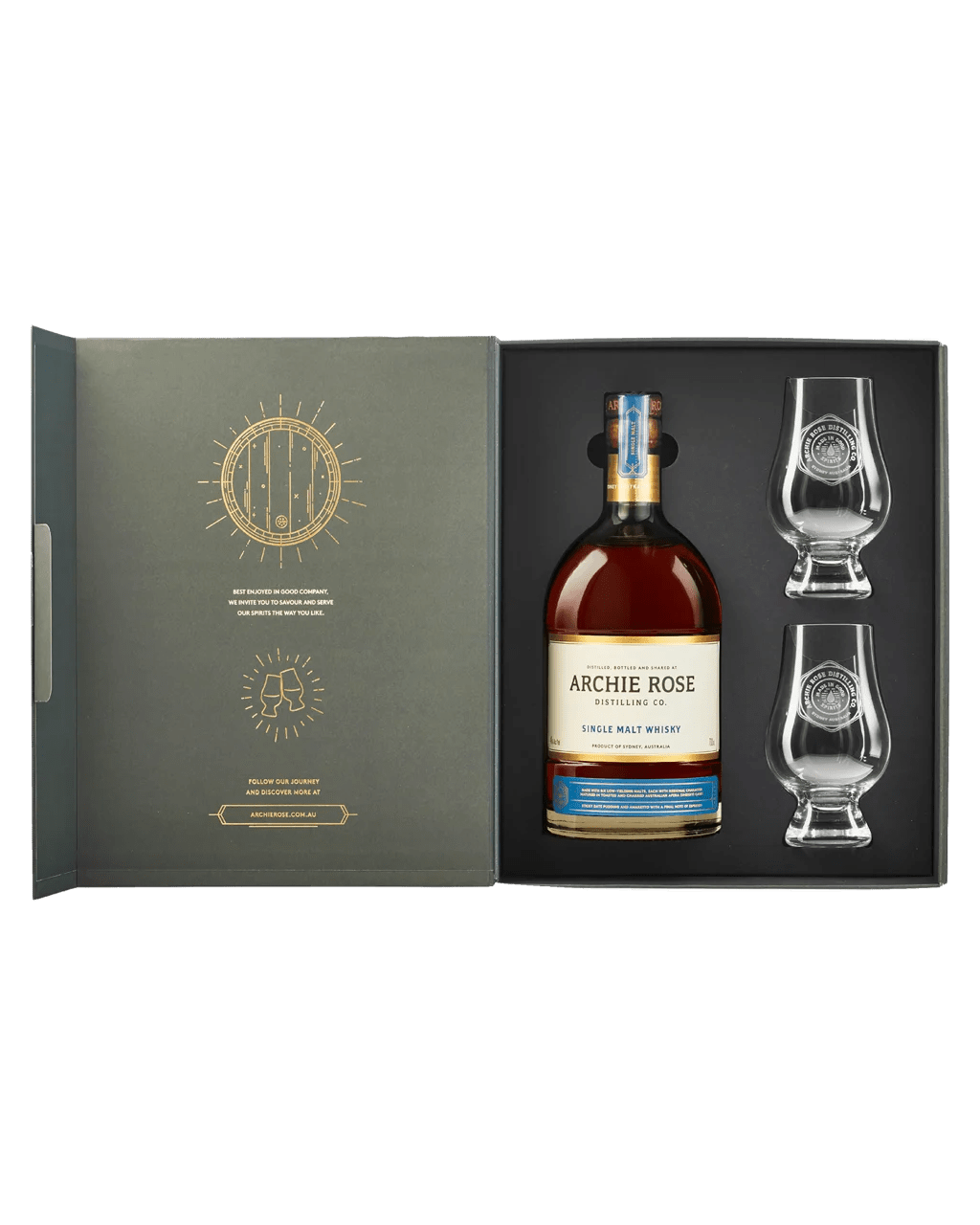 Buy Archie Rose Single Malt Whiskey Gift Box Online (Lowest Price