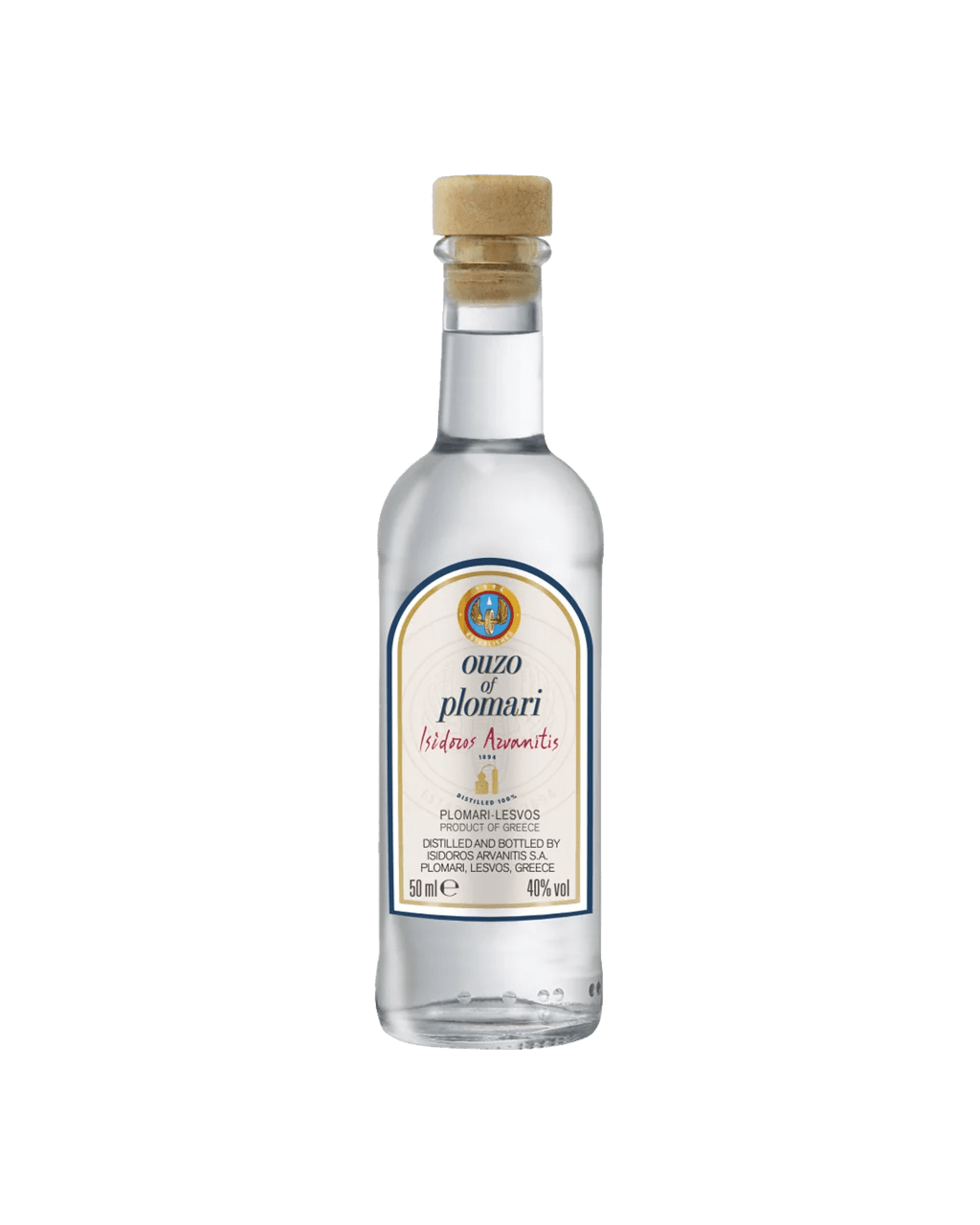 Buy Plomari Ouzo 50ml Online (Lowest Price Guarantee) Best Deals