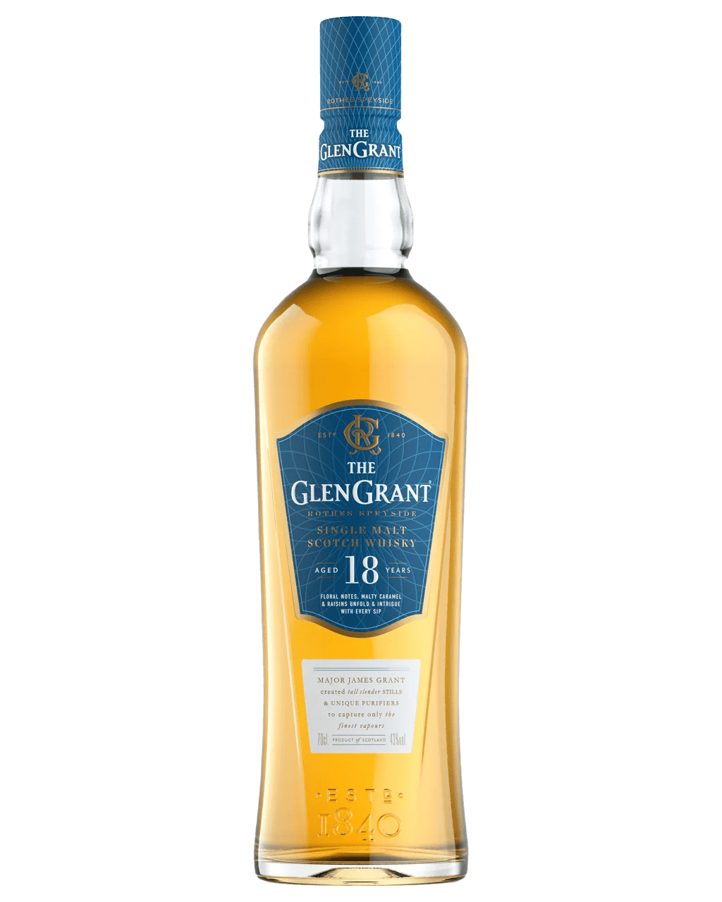 Buy The Glen Grant 18yo Single Malt Scotch Whisky 700ml Online (Lowest