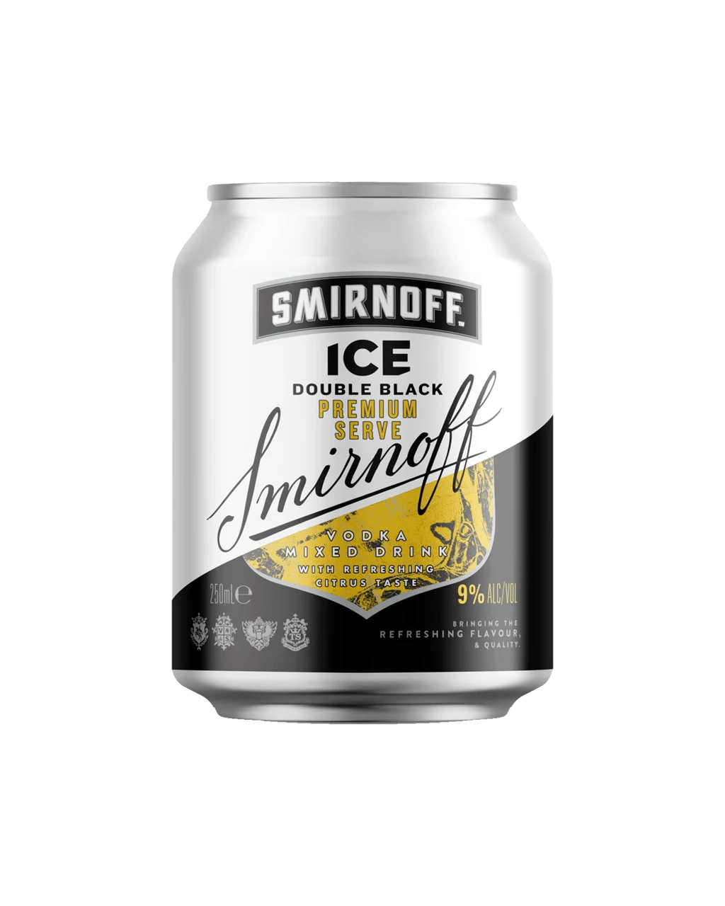 Smirnoff Ice Double Black Premium Serve 250mL Boozy
