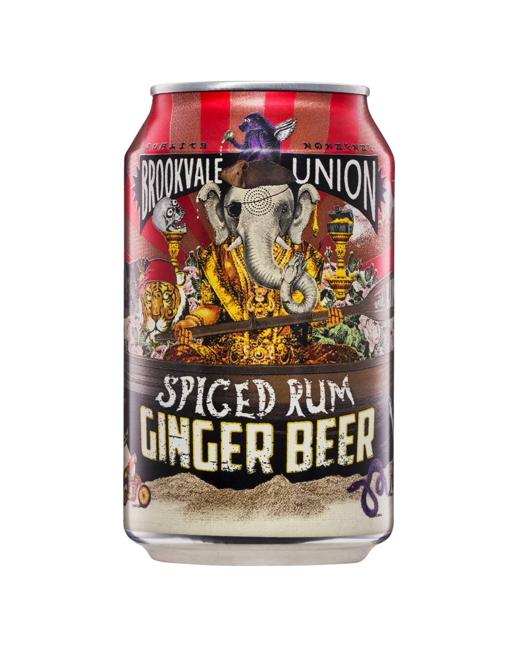 Brookvale Union Spiced Rum Ginger Beer 330mL Boozy