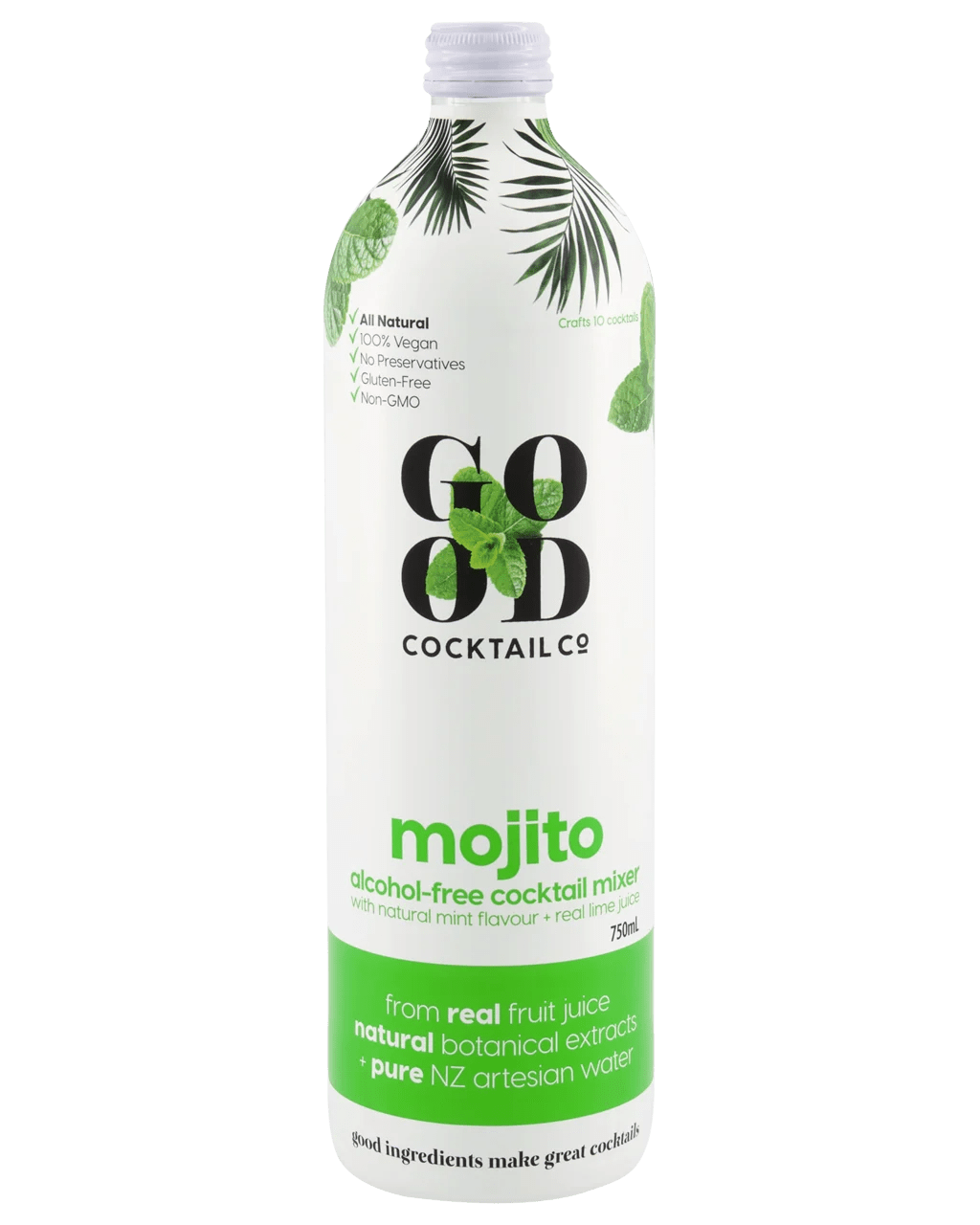 Buy The Good Cocktail Co. Mojito Alcohol Free Cocktail Mixer 750ml