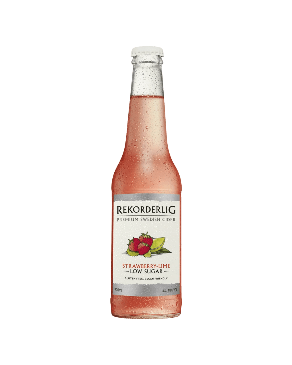 Rekorderlig Premium Strawberry Lime Low Sugar 330mL Boozy