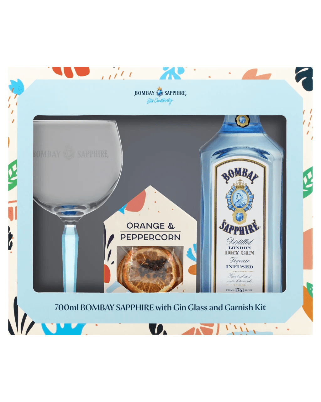 Bombay Sapphire Gift Pack With Gin Glass Boozy