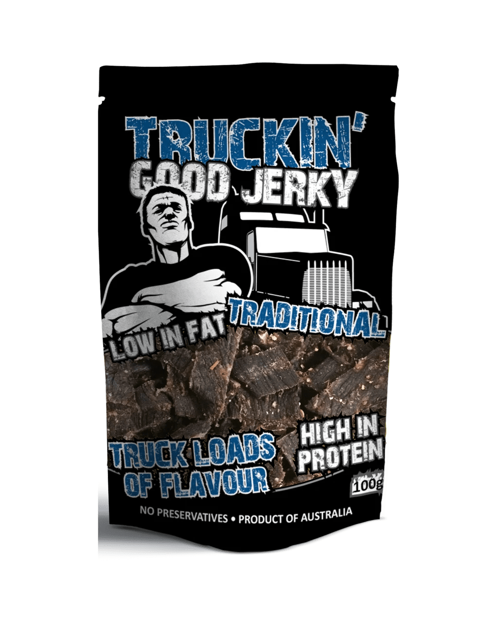 Truckin Good Jerky Traditional 100G Boozy