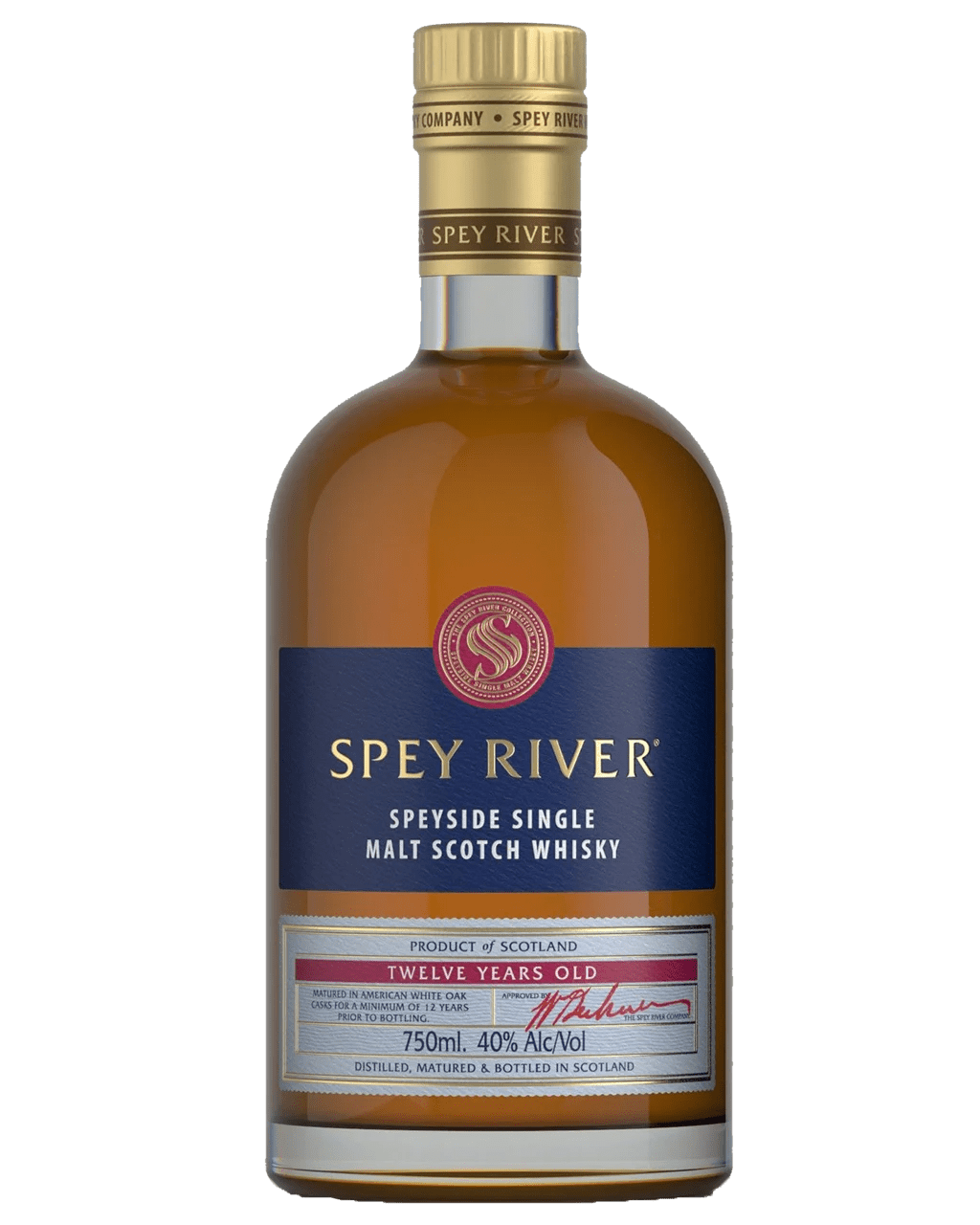 Buy Spey River 12 Year Old Single Malt Scotch Whisky 700ml Online