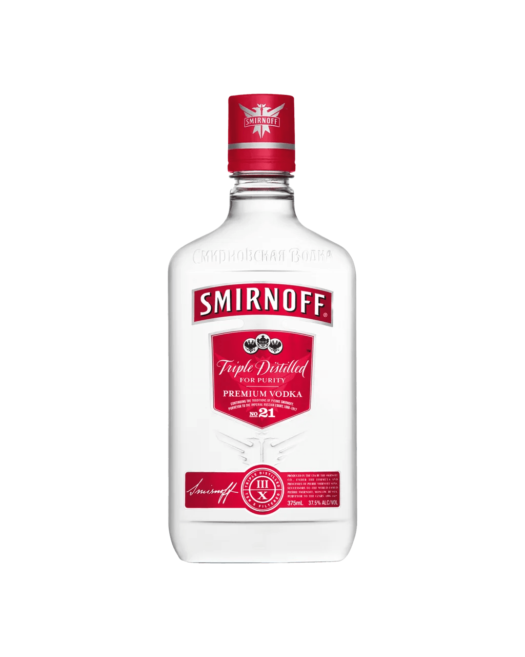 Buy Smirnoff Red Label Vodka 375mL Dan Murphy's Delivers