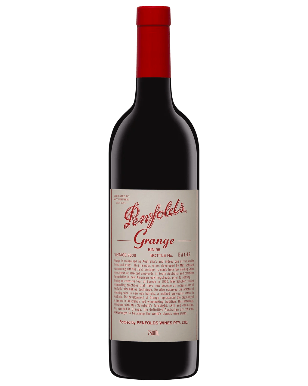 Buy Penfolds Grange 2008 Online (Lowest Price Guarantee) Best Deals
